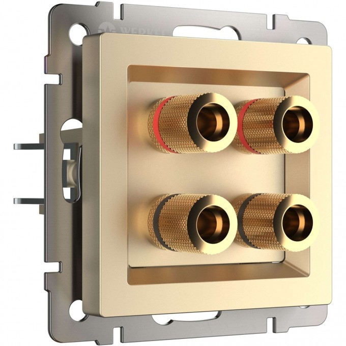 Акустическая розетка WERKEL W1185011 шампань a050862 Акустическая розетка WERKEL W1185011 шампань a050862
