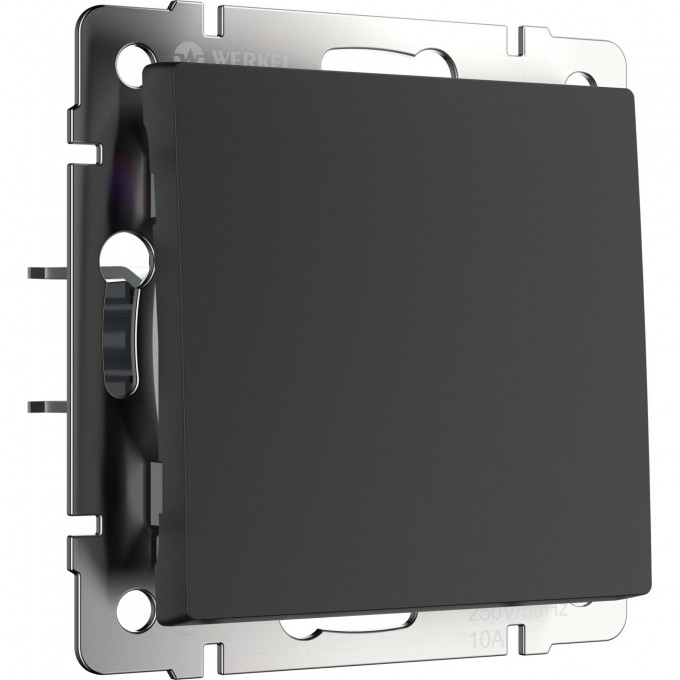 Кнопка звонка WERKEL W1114508 черный матовый a051627 Кнопка звонка WERKEL W1114508 черный матовый a051627