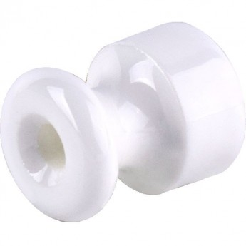 Комплект изоляторов без винта WERKEL РЕТРО WL18-17-02, 100 шт (белый)