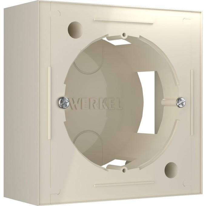 Коробка WERKEL W8000003 для накладного монтажа, слоновая кость a053526 Коробка WERKEL W8000003 для накладного монтажа, слоновая кость a053526
