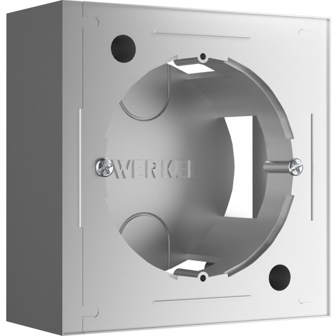 Коробка WERKEL W8000006 для накладного монтажа, серебряный a053527 Коробка WERKEL W8000006 для накладного монтажа, серебряный a053527