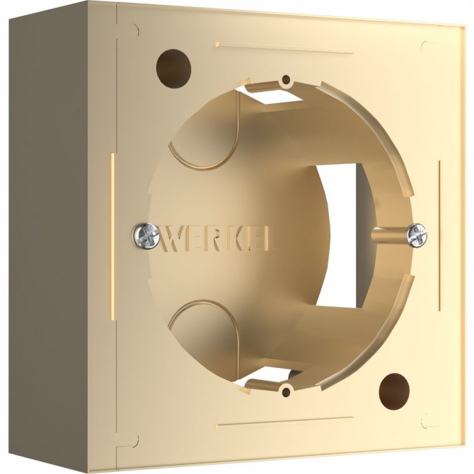 Коробка WERKEL W8000011 для накладного монтажа, шампань a053529 Коробка WERKEL W8000011 для накладного монтажа, шампань a053529