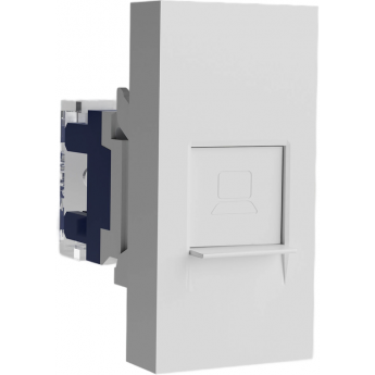 Модульная розетка WERKEL W1281101 Ethernet RJ-45 6 cat. (белый)