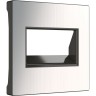 Накладка WERKEL W1191102 для двойной розетки Еthernet RJ-45, глянцевый никель