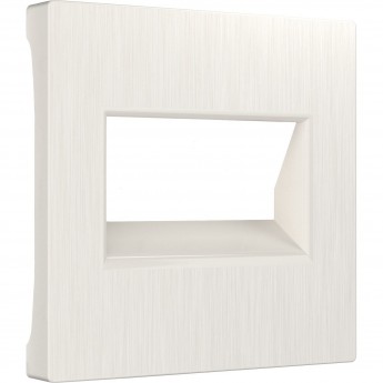 Накладка WERKEL W1191113 для двойной розетки Еthernet RJ-45, перламутровый рифленый Накладка WERKEL W1191113 для двойной розетки Еthernet RJ-45, перламутровый рифленый