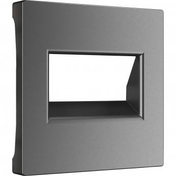 Накладка WERKEL W1191164 для двойной розетки Еthernet RJ-45 (графит матовый) Накладка WERKEL W1191164 для двойной розетки Еthernet RJ-45 (графит матовый)
