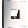 Накладка WERKEL W1191202 для розетки Ethernet RJ-45 и телефонной розетки RJ-11 (глянцевый никель)