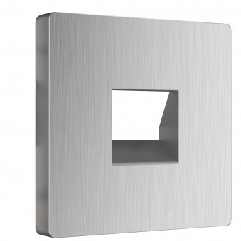 Накладка WERKEL W1192009 для телефонной розетки RJ-11 (серебряный рифленый) Накладка WERKEL W1192009 для телефонной розетки RJ-11 (серебряный рифленый)