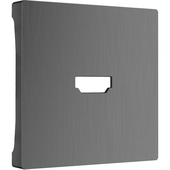 Накладка WERKEL W1196004 для розетки HDMI (графит рифленый) a050744 Накладка WERKEL W1196004 для розетки HDMI (графит рифленый) a050744