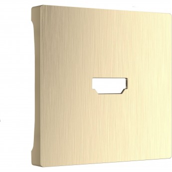 Накладка WERKEL W1196010 для розетки HDMI (шампань рифленый) Накладка WERKEL W1196010 для розетки HDMI (шампань рифленый)