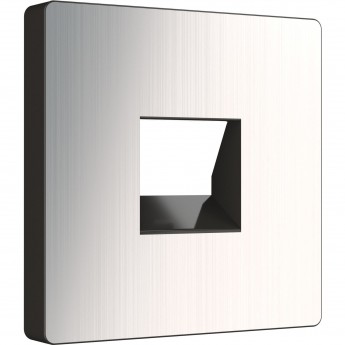 Накладка WERKEL WL02-RJ-CP для RJ45 и RJ11, глянцевый никель