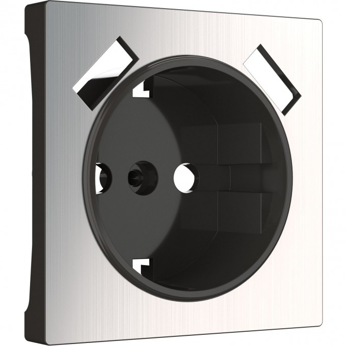 Накладка WERKEL WL02-USB-CP для USB розетки (глянцевый никель) a037019 Накладка WERKEL WL02-USB-CP для USB розетки (глянцевый никель) a037019