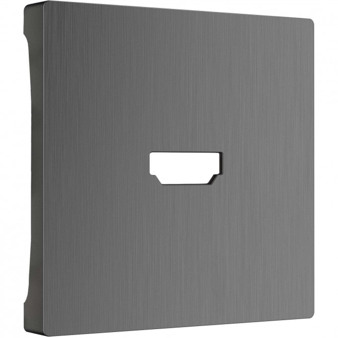 Накладка WERKEL WL04-HDMI-CP для розетки HDMI, графит рифленый a046598 Накладка WERKEL WL04-HDMI-CP для розетки HDMI, графит рифленый a046598