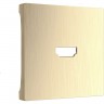 Накладка WERKEL WL10-HDMI-CP для розетки HDMI, шампань рифленый a041305