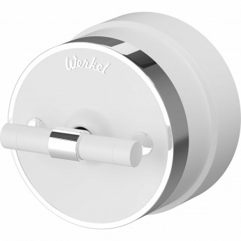 Переключатель/выключатель WERKEL VINTAGE W5812050 одноклавишный, белый матовый/хром Переключатель/выключатель WERKEL VINTAGE W5812050 одноклавишный, белый матовый/хром