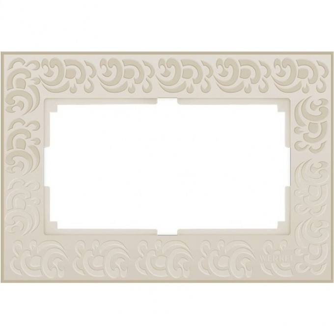 Рамка для двойной розетки WERKEL FLOCK W0082303 (слоновая кость) a050803 Рамка для двойной розетки WERKEL FLOCK W0082303 (слоновая кость) a050803