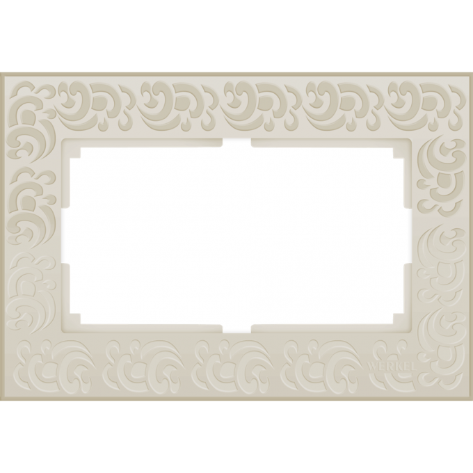 Рамка для двойной розетки WERKEL FLOCK WL05-Frame-01-DBL-ivory (слоновая кость) a033484 Рамка для двойной розетки WERKEL FLOCK WL05-Frame-01-DBL-ivory (слоновая кость) a033484