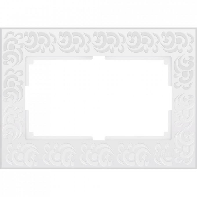 Рамка для двойной розетки WERKEL FLOCK WL05-Frame-01-DBL-white (белый) a033483 Рамка для двойной розетки WERKEL FLOCK WL05-Frame-01-DBL-white (белый) a033483