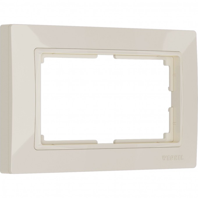 Рамка для двойной розетки WERKEL SNABB BASIC WL03-Frame-01-DBL-ivory (слоновая кость, basic) a040199 Рамка для двойной розетки WERKEL SNABB BASIC WL03-Frame-01-DBL-ivory (слоновая кость, basic) a040199