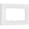 Рамка для двойной розетки WERKEL SNABB BASIC WL03-Frame-01-DBL-white (белый, basic) a040200