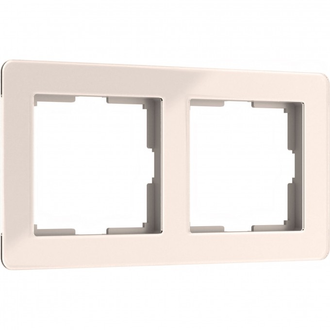 Рамка из акрила WERKEL ACRYLIC W0022743 на 2 поста, айвори a060538 Рамка из акрила WERKEL ACRYLIC W0022743 на 2 поста, айвори a060538