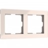 Рамка из акрила WERKEL ACRYLIC W0022743 на 2 поста, айвори