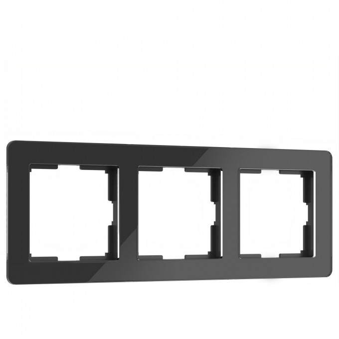 Рамка из акрила WERKEL ACRYLIC W0032708 на 3 поста, черный a059318 Рамка из акрила WERKEL ACRYLIC W0032708 на 3 поста, черный a059318