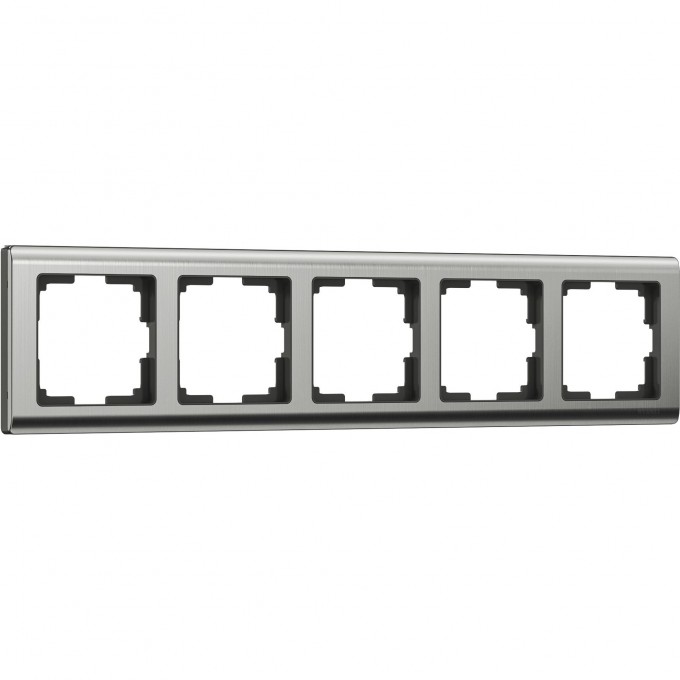 Рамка из металла на 5 постов WERKEL METALLIC W0051602 глянцевый никель a050999 Рамка из металла на 5 постов WERKEL METALLIC W0051602 глянцевый никель a050999