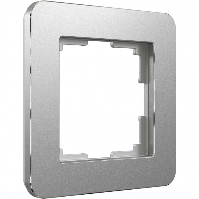 Рамка из металла WERKEL PLATINUM W0012606 на 1 пост, алюминий a059209 Рамка из металла WERKEL PLATINUM W0012606 на 1 пост, алюминий a059209