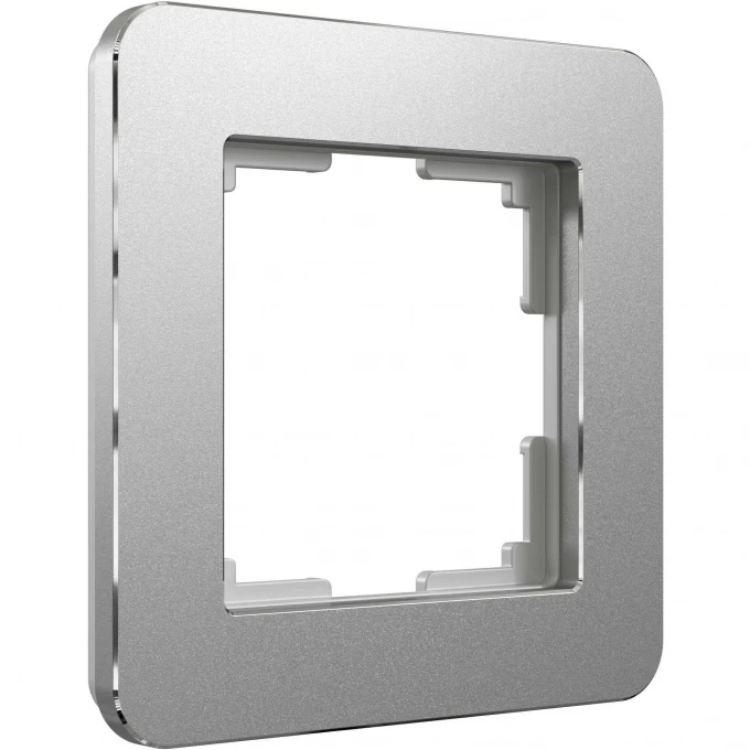 Рамка из металла WERKEL PLATINUM W0012606 на 1 пост, алюминий a059209 Рамка из металла WERKEL PLATINUM W0012606 на 1 пост, алюминий a059209