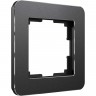 Рамка из металла WERKEL PLATINUM W0012608 на 1 пост, черный алюминий a059211