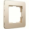 Рамка из металла WERKEL PLATINUM W0012611 на 1 пост, шампань a059210