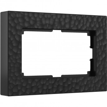 Рамка из пластика для двойной розетки WERKEL HAMMER W0082408 черный Рамка из пластика для двойной розетки WERKEL HAMMER W0082408 черный