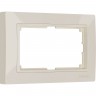 Рамка из пластика для двойной розетки WERKEL SNABB BASIC W0082003 слоновая кость a051293