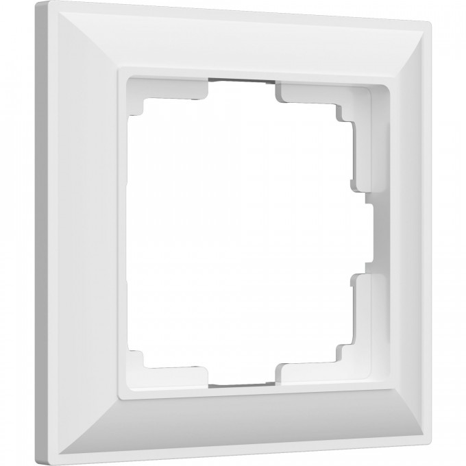 Рамка из пластика на 1 пост WERKEL FIORE W0012201 белый a051023 Рамка из пластика на 1 пост WERKEL FIORE W0012201 белый a051023