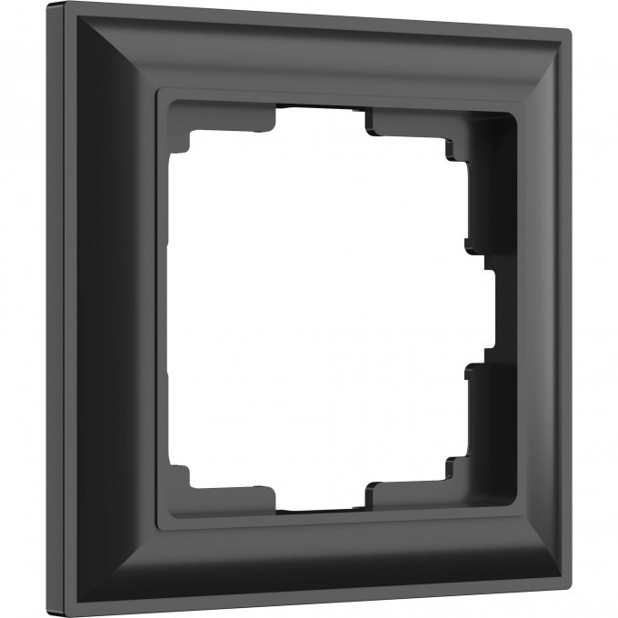 Рамка из пластика на 1 пост WERKEL FIORE W0012208 черный a051022 Рамка из пластика на 1 пост WERKEL FIORE W0012208 черный a051022