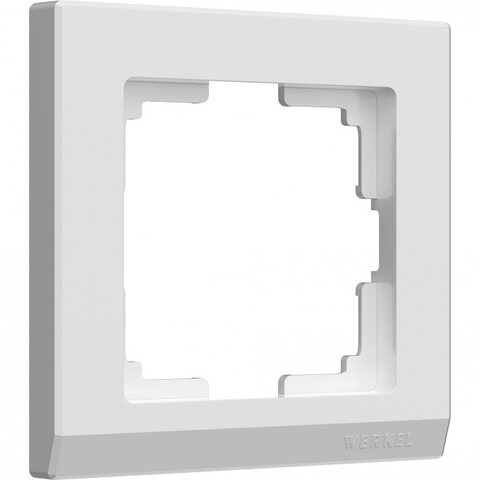 Рамка из пластика на 1 пост WERKEL STARK W0011801 белый a050919 Рамка из пластика на 1 пост WERKEL STARK W0011801 белый a050919