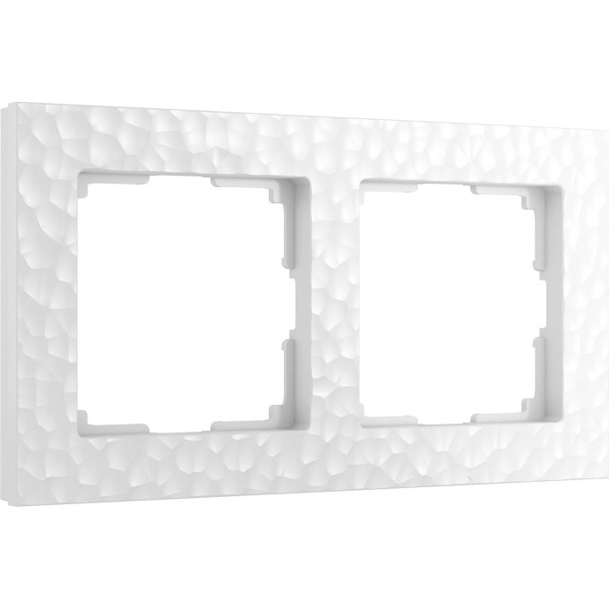 Рамка из пластика на 2 поста WERKEL HAMMER W0022401 белый a052515 Рамка из пластика на 2 поста WERKEL HAMMER W0022401 белый a052515