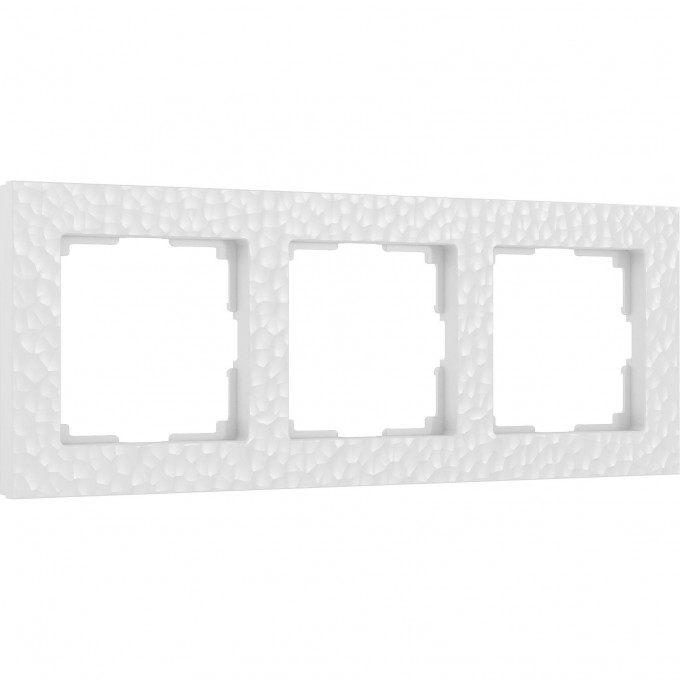 Рамка из пластика на 3 поста WERKEL HAMMER W0032401 белый a052519 Рамка из пластика на 3 поста WERKEL HAMMER W0032401 белый a052519