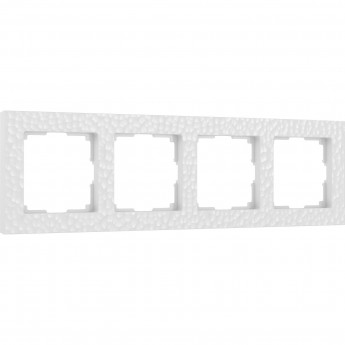 Рамка из пластика на 4 поста WERKEL HAMMER W0042401 белый