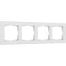 Рамка из пластика на 4 поста WERKEL HAMMER W0042401 белый