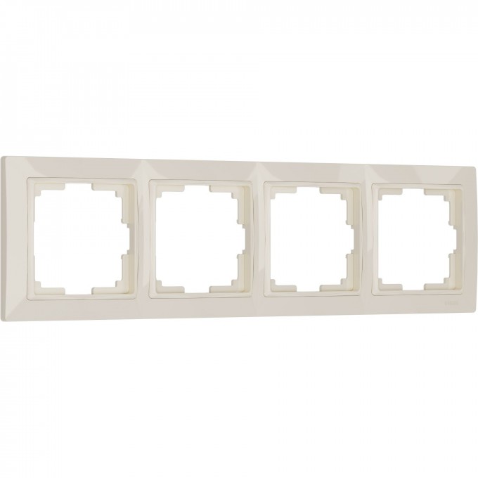 Рамка из пластика на 4 поста WERKEL SNABB BASIC W0042003 слоновая кость a051306 Рамка из пластика на 4 поста WERKEL SNABB BASIC W0042003 слоновая кость a051306