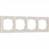 Рамка из пластика на 4 поста WERKEL SNABB BASIC W0042003 слоновая кость a051306