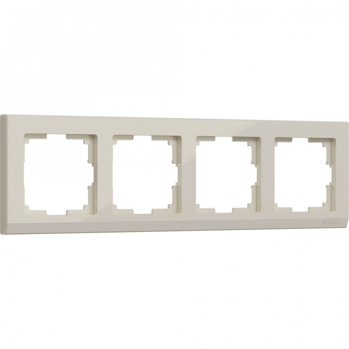 Рамка из пластика на 4 поста WERKEL STARK W0041803 слоновая кость a050916 Рамка из пластика на 4 поста WERKEL STARK W0041803 слоновая кость a050916