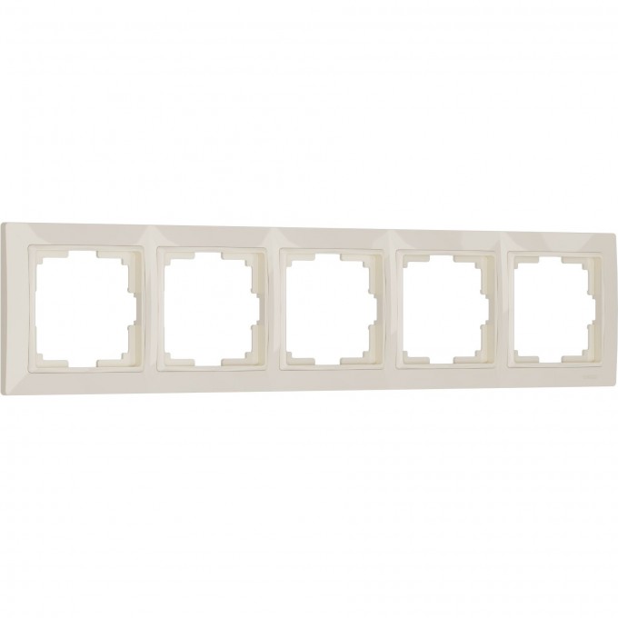 Рамка из пластика на 5 постов WERKEL SNABB BASIC W0052003 слоновая кость a051292 Рамка из пластика на 5 постов WERKEL SNABB BASIC W0052003 слоновая кость a051292