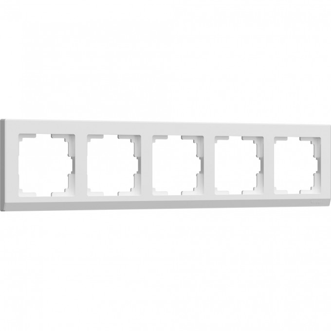 Рамка из пластика на 5 постов WERKEL STARK W0051801 белый a050911 Рамка из пластика на 5 постов WERKEL STARK W0051801 белый a050911