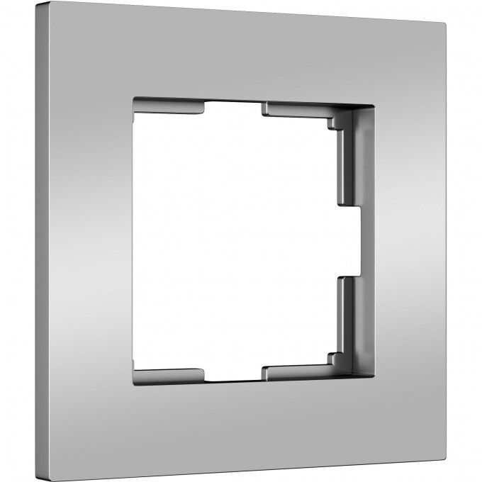 Рамка из поликарбоната WERKEL SLAB W0012965 на 1 пост, серебро матовый a062811 Рамка из поликарбоната WERKEL SLAB W0012965 на 1 пост, серебро матовый a062811