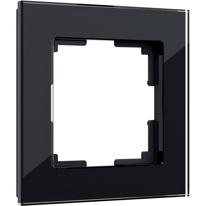 Рамка из стекла на 1 пост WERKEL FAVORIT W0011108 черный a051438 Рамка из стекла на 1 пост WERKEL FAVORIT W0011108 черный a051438