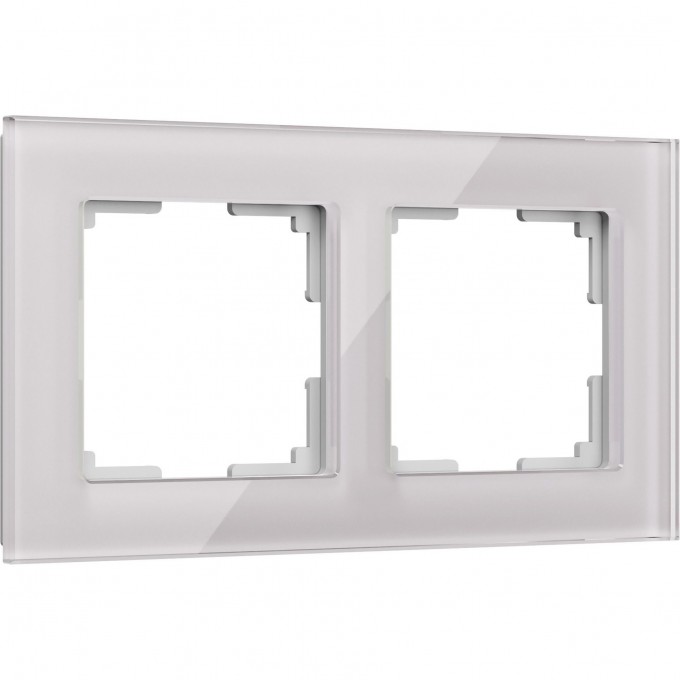Рамка из стекла на 2 поста WERKEL FAVORIT W0021117 дымчатый a050895 Рамка из стекла на 2 поста WERKEL FAVORIT W0021117 дымчатый a050895