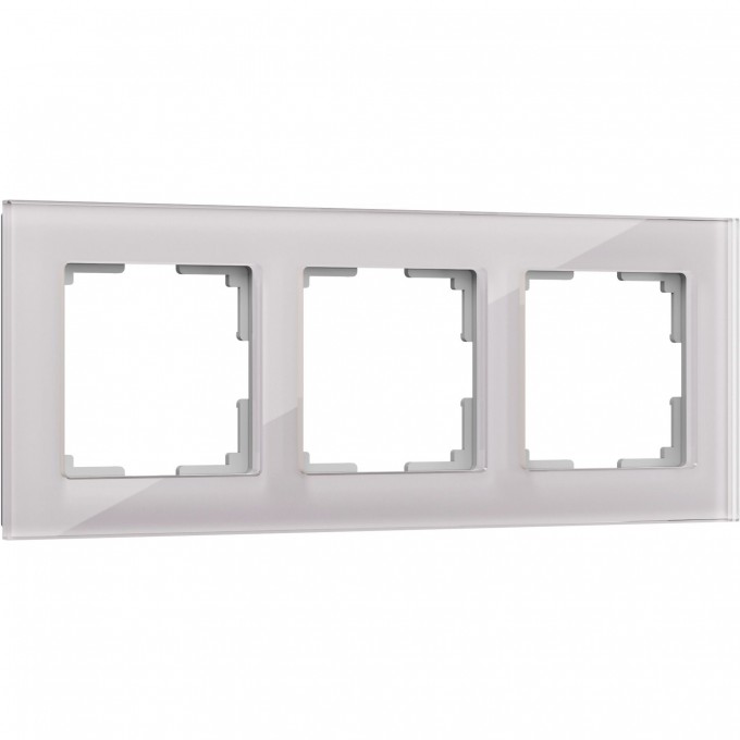 Рамка из стекла на 3 поста WERKEL FAVORIT W0031117 дымчатый a050896 Рамка из стекла на 3 поста WERKEL FAVORIT W0031117 дымчатый a050896